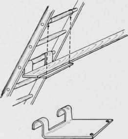 A simple support for a light scaffold