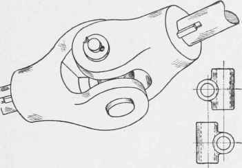 A two pin universal joint