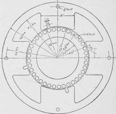 Details of stator and rotor core plates