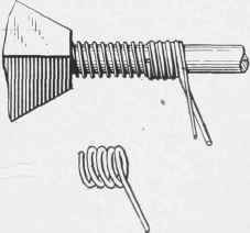How to wind a spaced coil spring