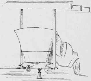 Straightening a bent axle