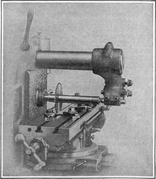 Fig. 198. Sawing Flat Stock Courtesy of Brown and Sharpe Manufacturing Company, Providence, Rhode Island