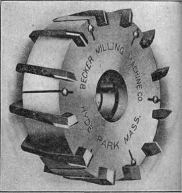 Fig. 218. End Mill with Inserted Teeth