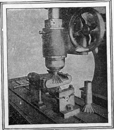 Fig. 236. Dovetail Cutter on Vertical Milling Machine