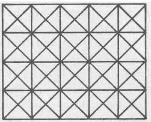 Using such a grid of pyramids