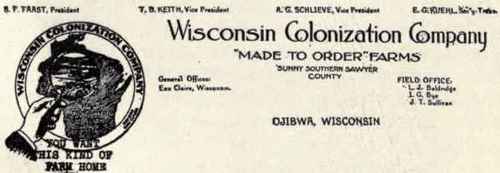 Wisconsin Colonization Company By 106