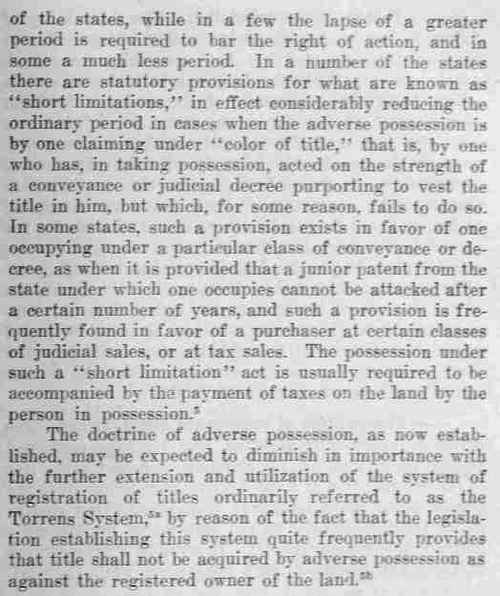 Theory of the legislation