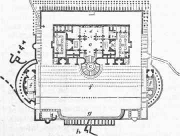 Plan of Baths of Caracalla.