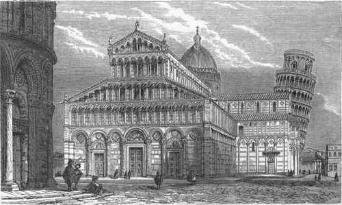 The Cathedral, Leaning Tower, and Baptistery, Pisa.