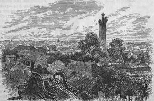 Canton, from the Temple of the Five Genii.