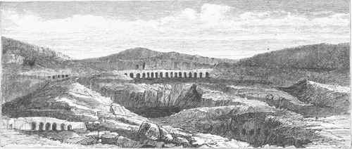 The Catacombs of Thebes, Egypt. (From a Photograph.)