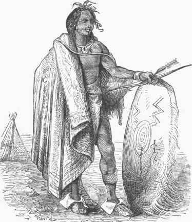 A Comanche Warrior.