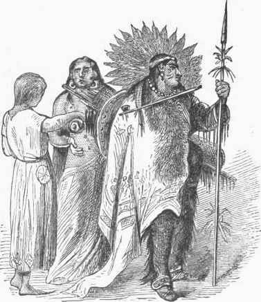 Crow Indians Chief in Full Dress.
