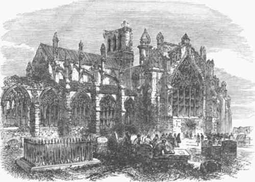 Melrose Abbey.