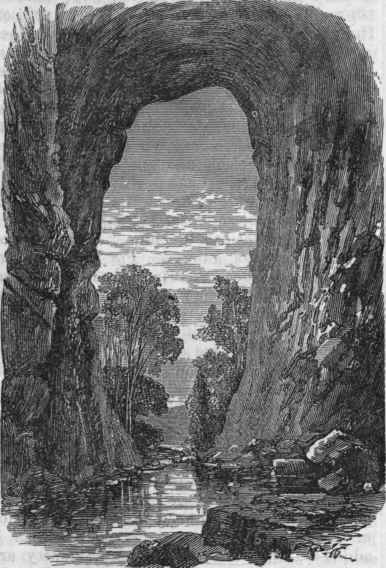 Arch of the Natural Bridge of Virginia.