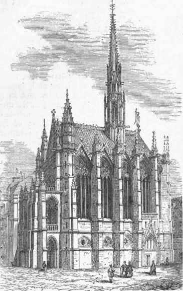 La Sainte Chapelle.