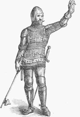 Armor comprising both Mail and Plate, A. D. 1370.