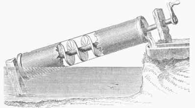 Fig. 1. Archimedean Screw with Spiral Blade.