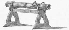 Fig. 1. Early English Cannon. time of Battle of Crecy.
