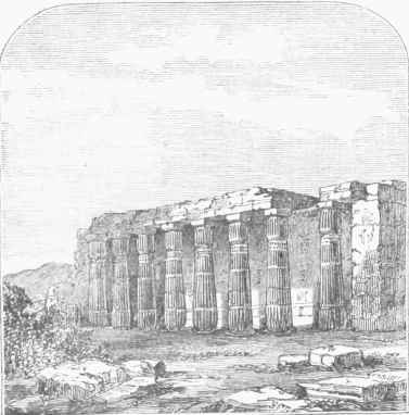 Ruins of the Temple of Quorneth at Thebes.