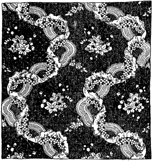 Fig. 6.  Piece of brocaded pink silk.