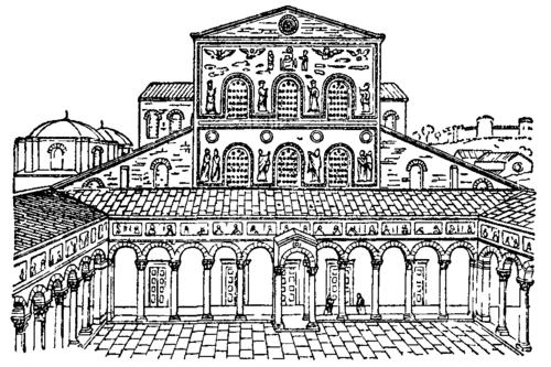 Fig. 9. Old St Peter's, Rome.