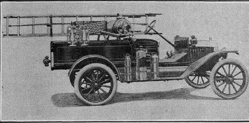 The Body of This Car has a Capacity of 800 Feet of 23 Inch Fire Hose and is also Equipped with a 40 Gallon Tank, with Chemical Hose, Fire Extinguisher and Extension Ladder.*