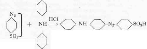 Diazo sulphanilic acid.