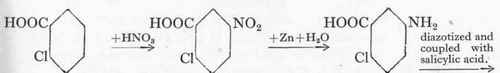 o Chlorbenzoic acid,