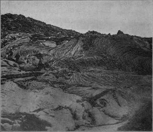 Ropy lava, Vesuvius.