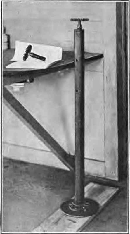 Apparatus for testing detonating caps.