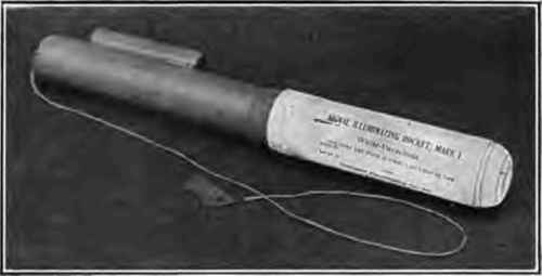 Assembled rocket, showing tearing string.