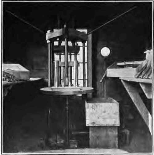 Hydraulic press.