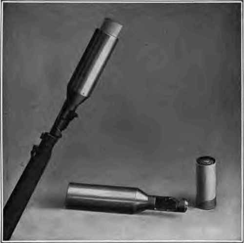 Rifle light discharger.