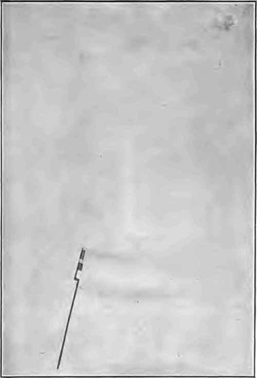 Rocket functioning showing signal expelled from rocket.