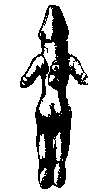 Phallic Emblem. Found in the Rhone. From the Forgeais Collection.