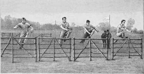 A HURDLE RACE.