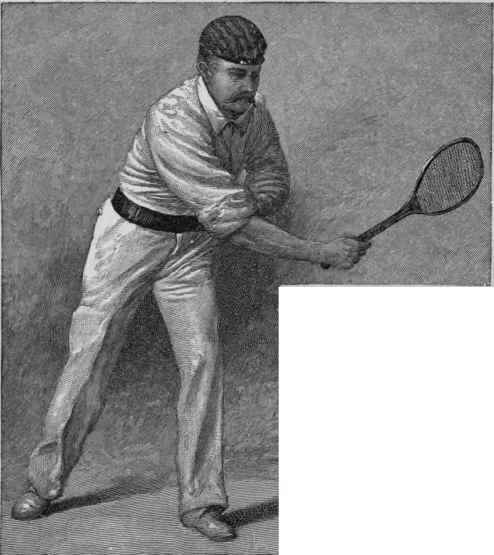 Back hand Volley.