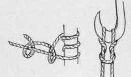 A Rolling Hitch. A Cat's Paw.
