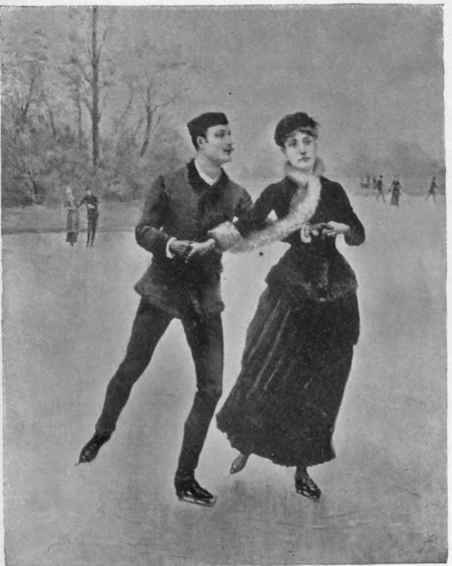 On the Ice. (From the painting by J. Scalbert.)