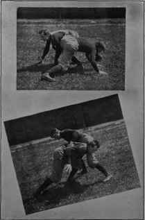 Upper   Blocking with hip. Lower   Blocking with shoulder