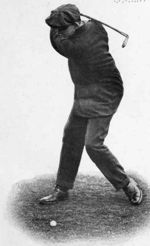 A FULL CLEEK SHOT: THE TOP OF THE SWING
