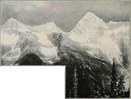 Eagle Peak, Uto Peak, And Mount Sir Donald.