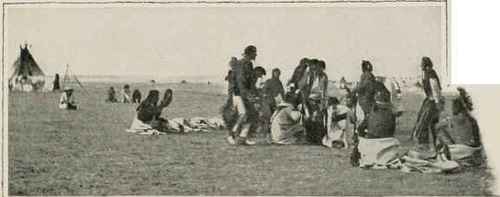 Indian Dance, Blackfoot Reservation.