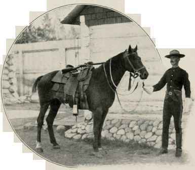 Mounted Police. Prairie Uniform.