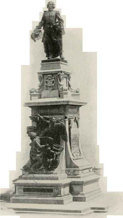 The Champlain Monument.