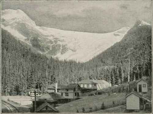 The Illecillewaet Glacier And Glacier House.