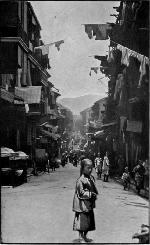 A Hong   Kong Street   In The Chinese Quarter