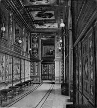 A Corridor At Fontainebleau.