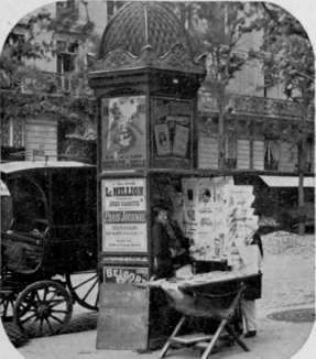 A Newspaper Stand.